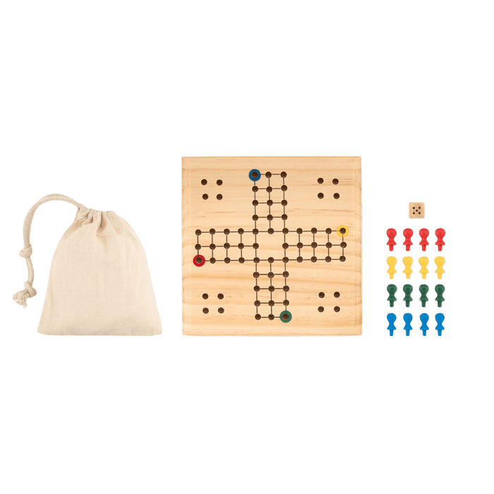 Ludo-spel trä