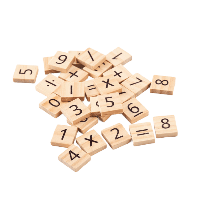 Pedagogiskt räknespel beige
