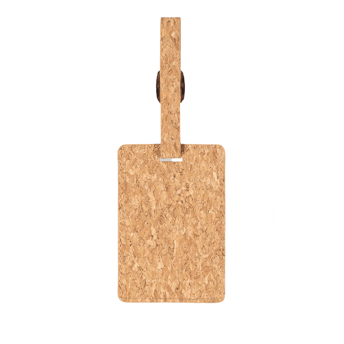 Kork bagage tag