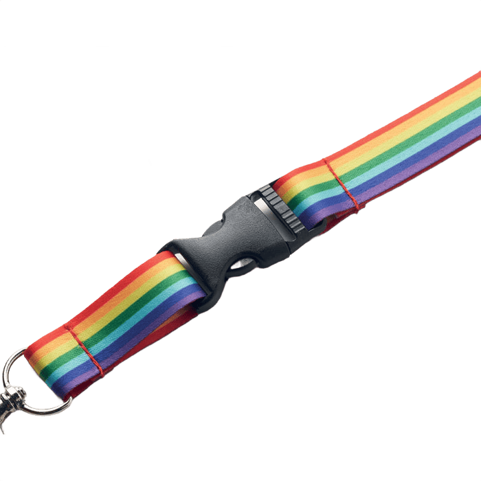 Rainbow-Lanyard mehrfarbig