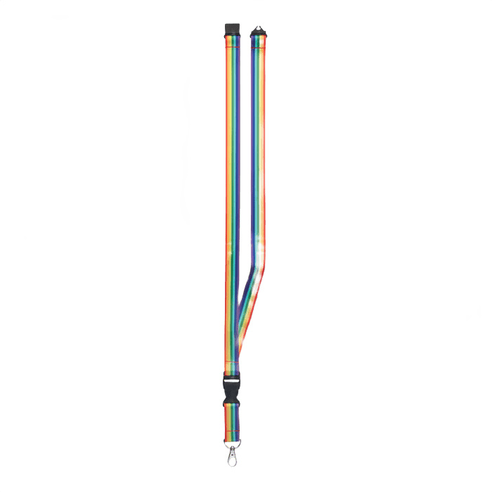 Rainbow-Lanyard mehrfarbig