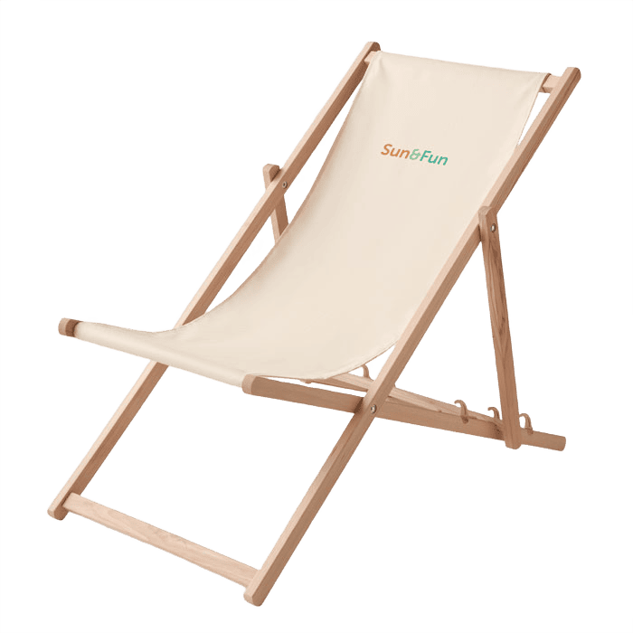 Strandliege beige