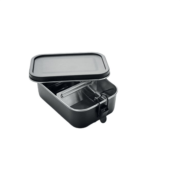 Rostfritt stål lunchbox 750ml svart