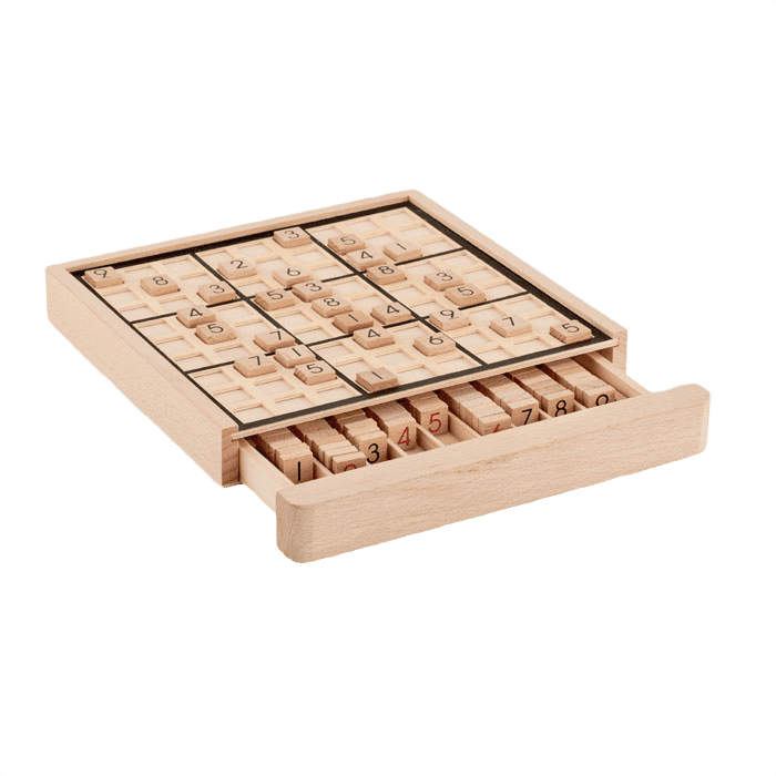 Trä-sudoku brädspel