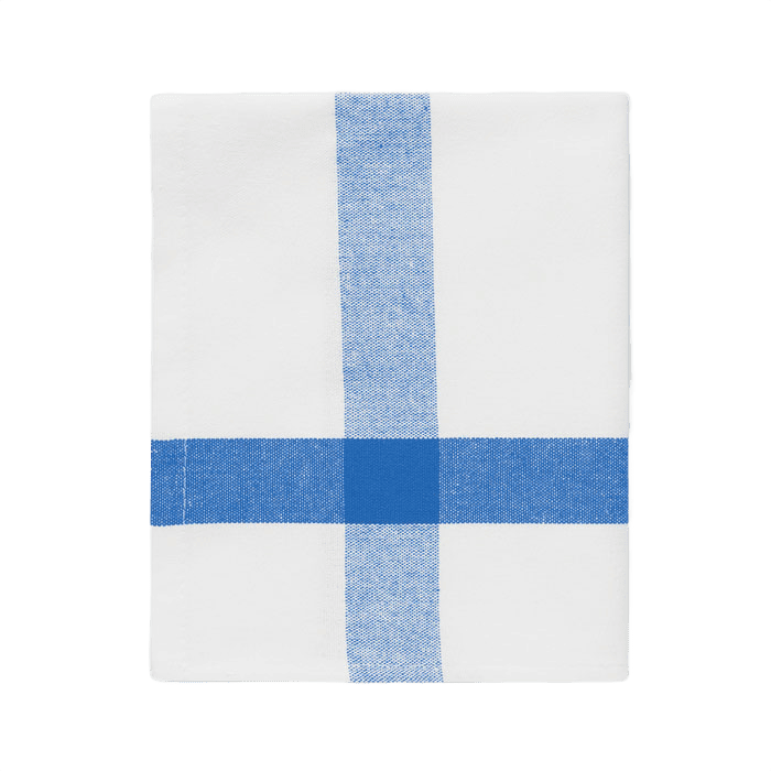 Kökshandduk blå