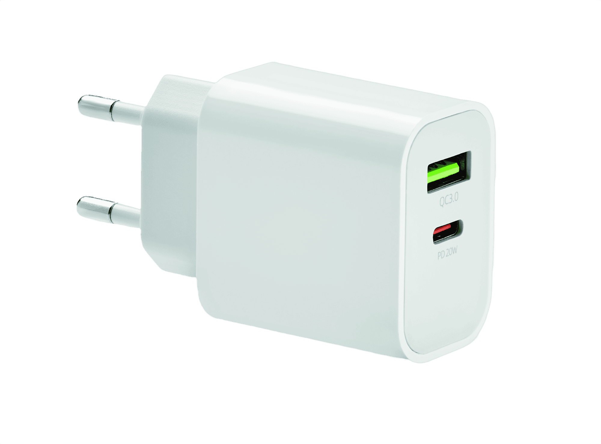 Port 18W 2 Port Usb Laddare Eu