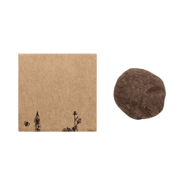 Fröboll med biblomster beige