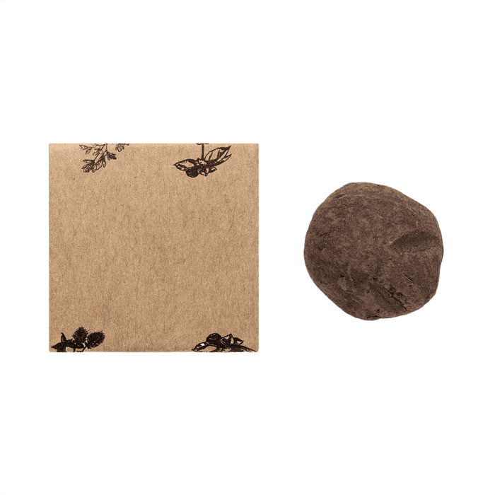 Herb seed ball i kartongask beige