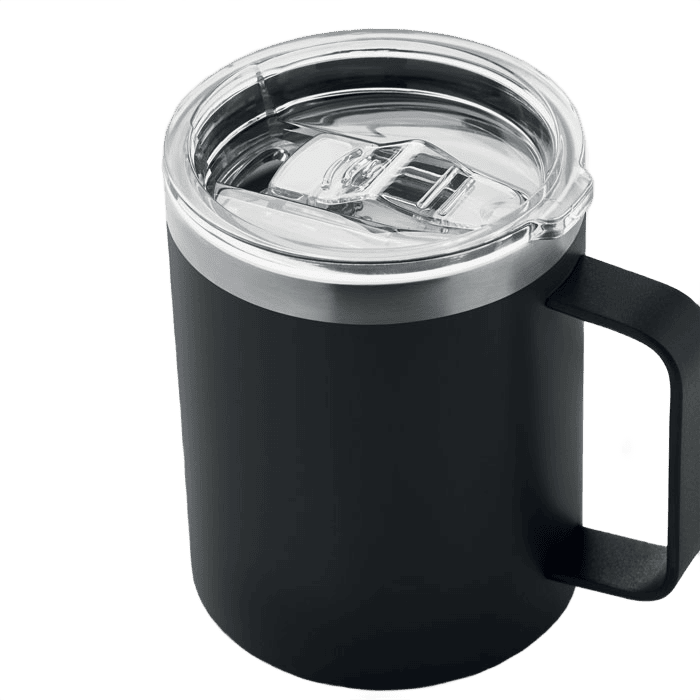 Dubbelväggig mugg 300 ml svart