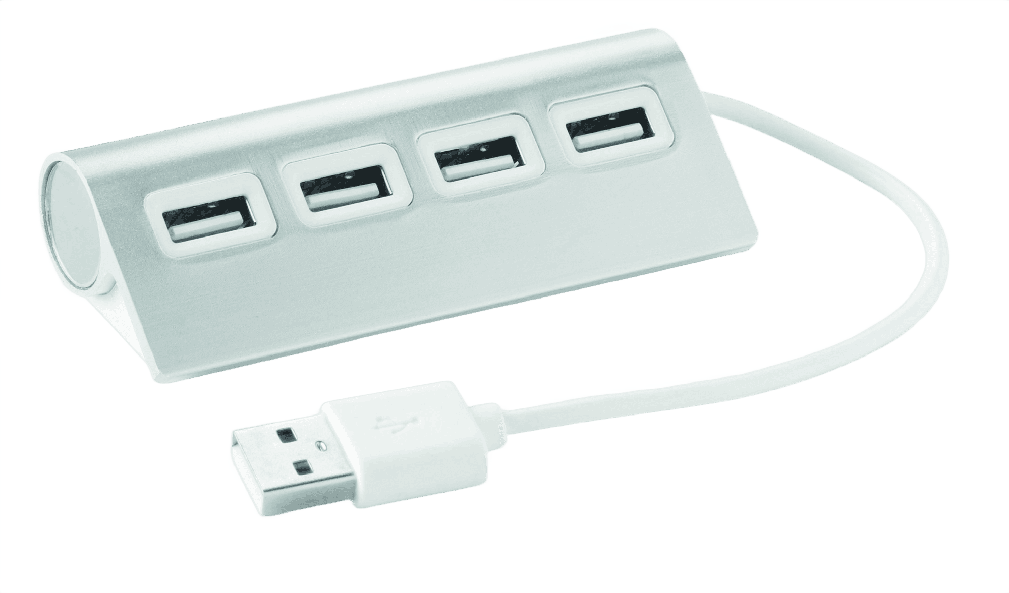 Aluhub 4-Port USB-hubb