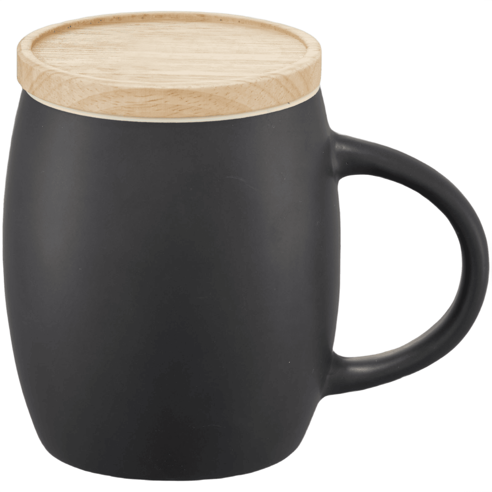 Mugg med träunderlägg en färg