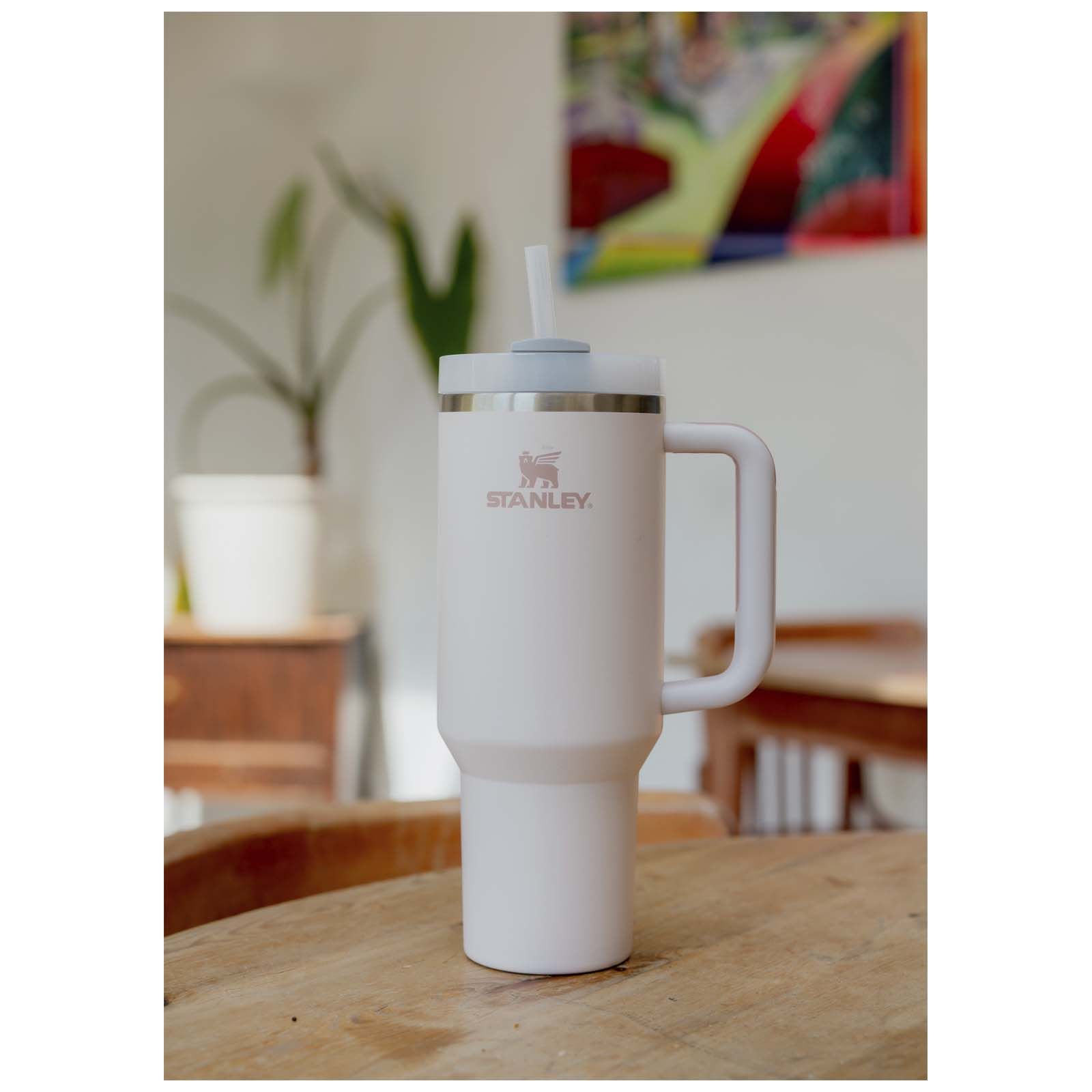 Stanley Quencher H2.0 1200 ml mugg grädde