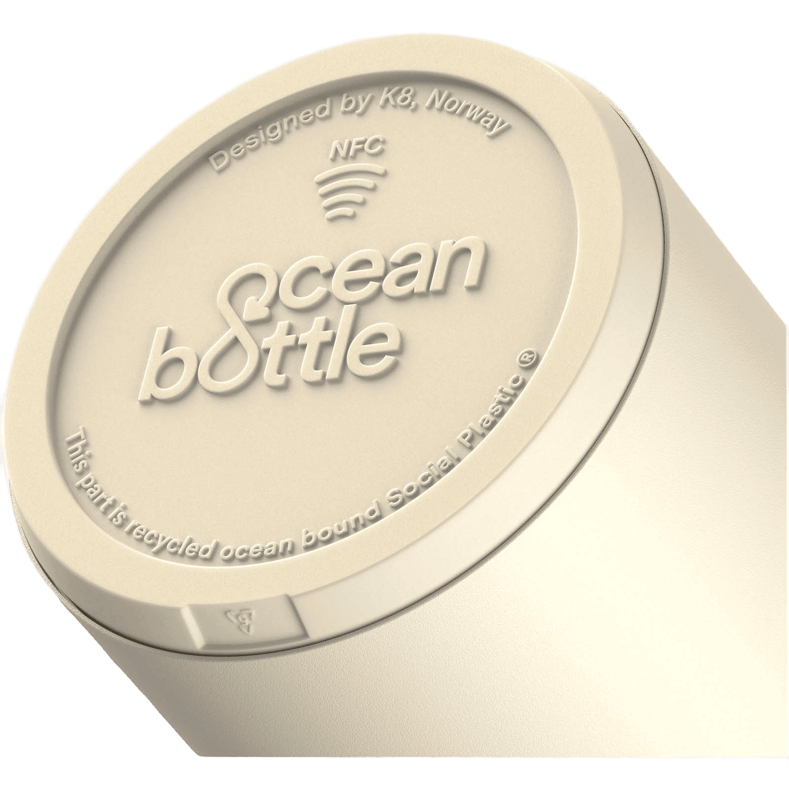Ocean Bottle 750 ml vakuumisolerad vattenkartong sandsten