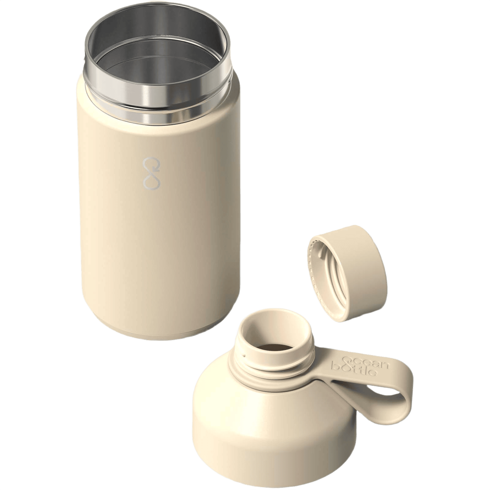 Ocean Bottle 750 ml vakuumisolerad vattenkartong sandsten