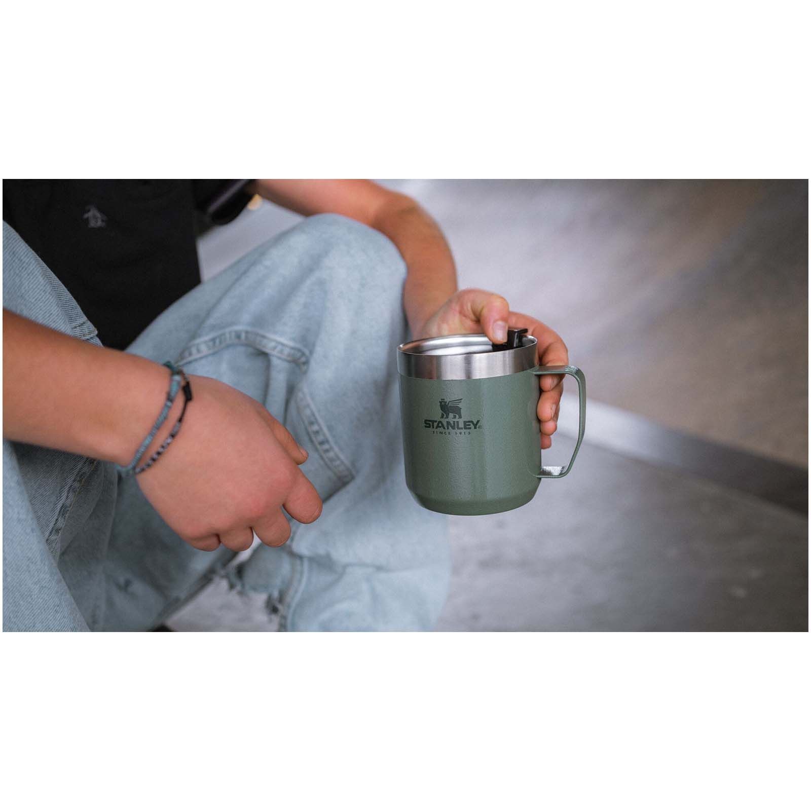 Stanley Everyday 350 ml campingmugg i rostfritt stål skogsgrön