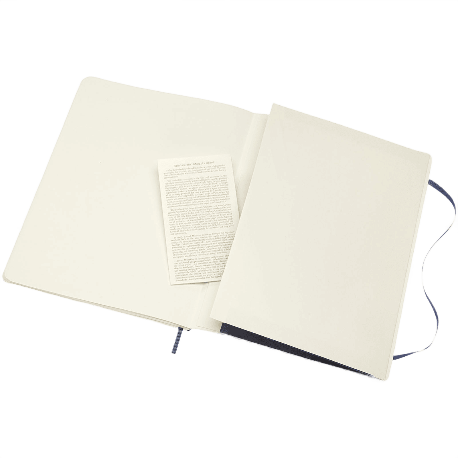 Classic XL-anteckningsbok med mjukt omslag, blankt papper safir