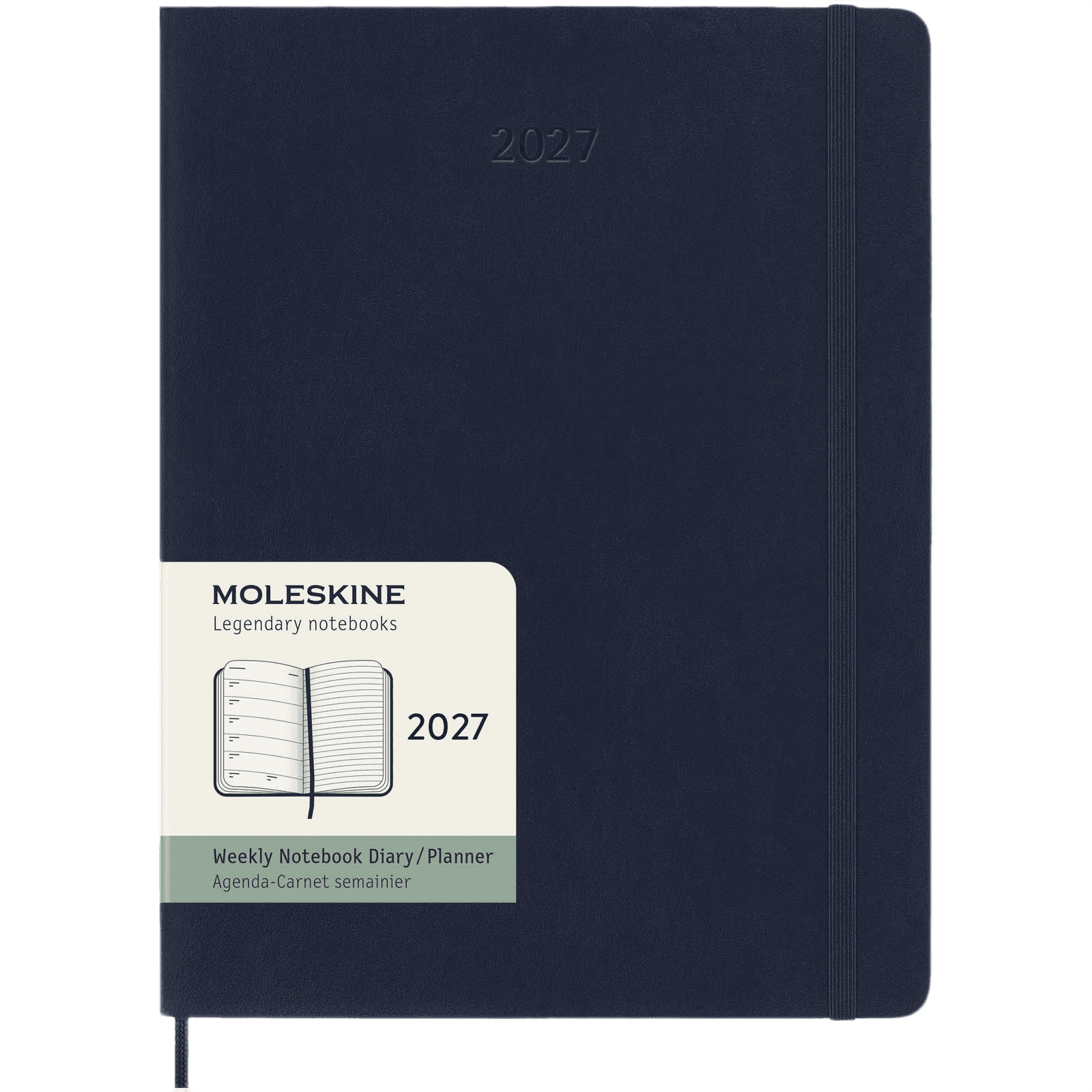 Moleskine 12-månaders anteckningsbok XL med mjukt omslag