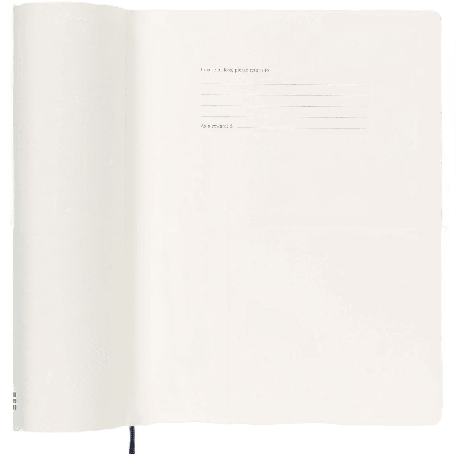 Moleskine 12-month notebook XL soft cover -muistikirja safiiri