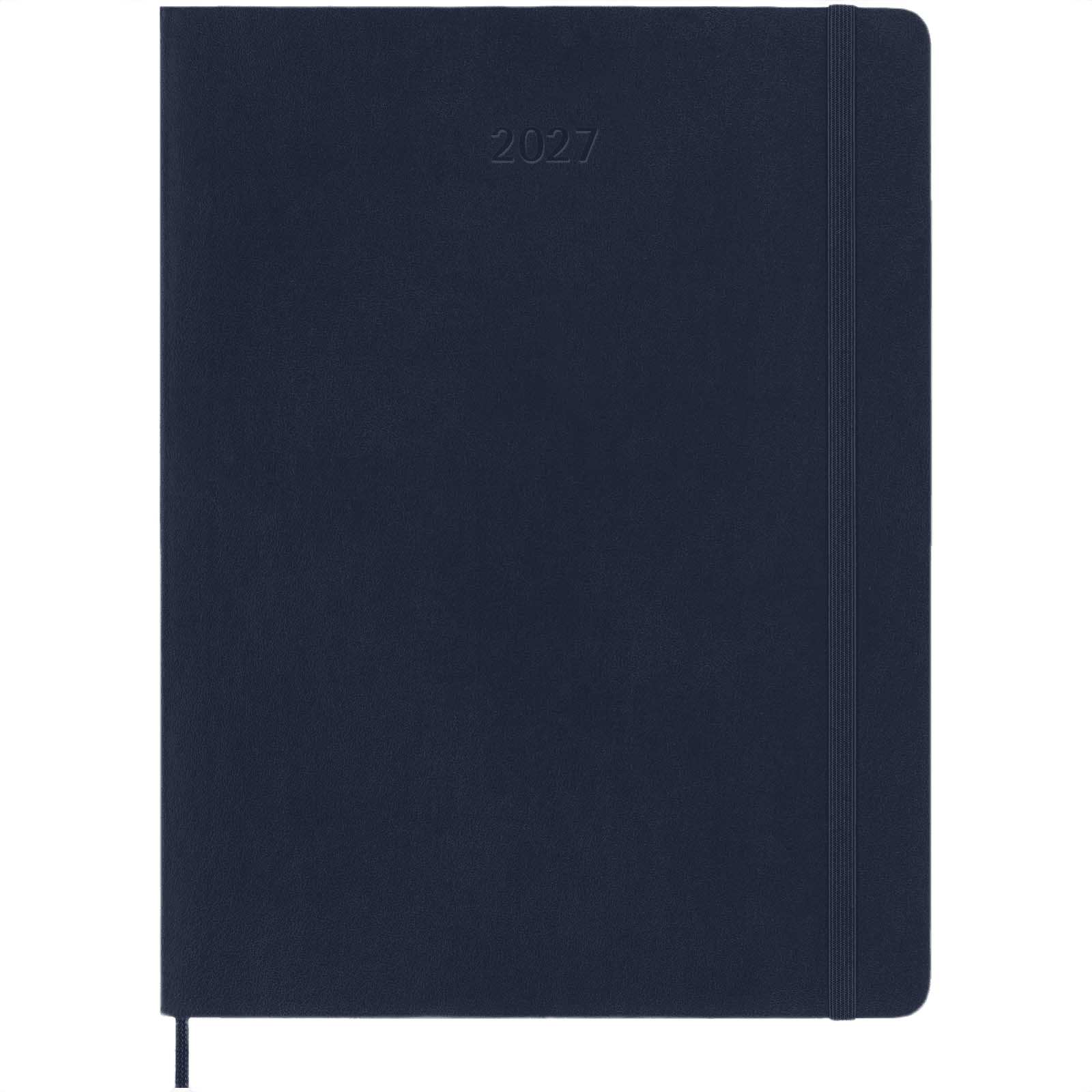 Moleskine 12-month notebook XL soft cover -muistikirja safiiri