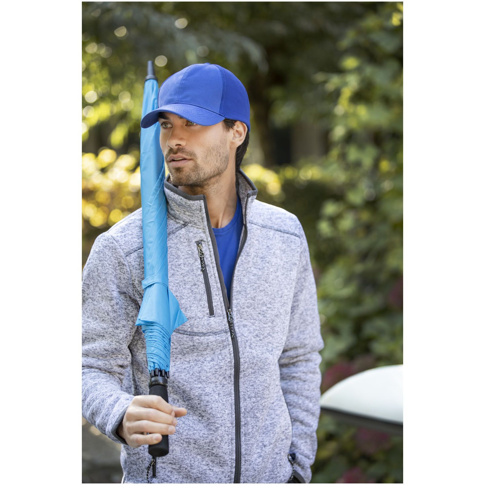Yfke 30" golfparaply med EVA-handtag vit