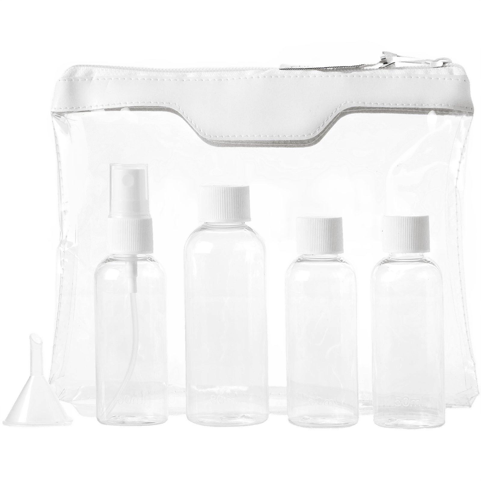 Traveler reseflaskset vit