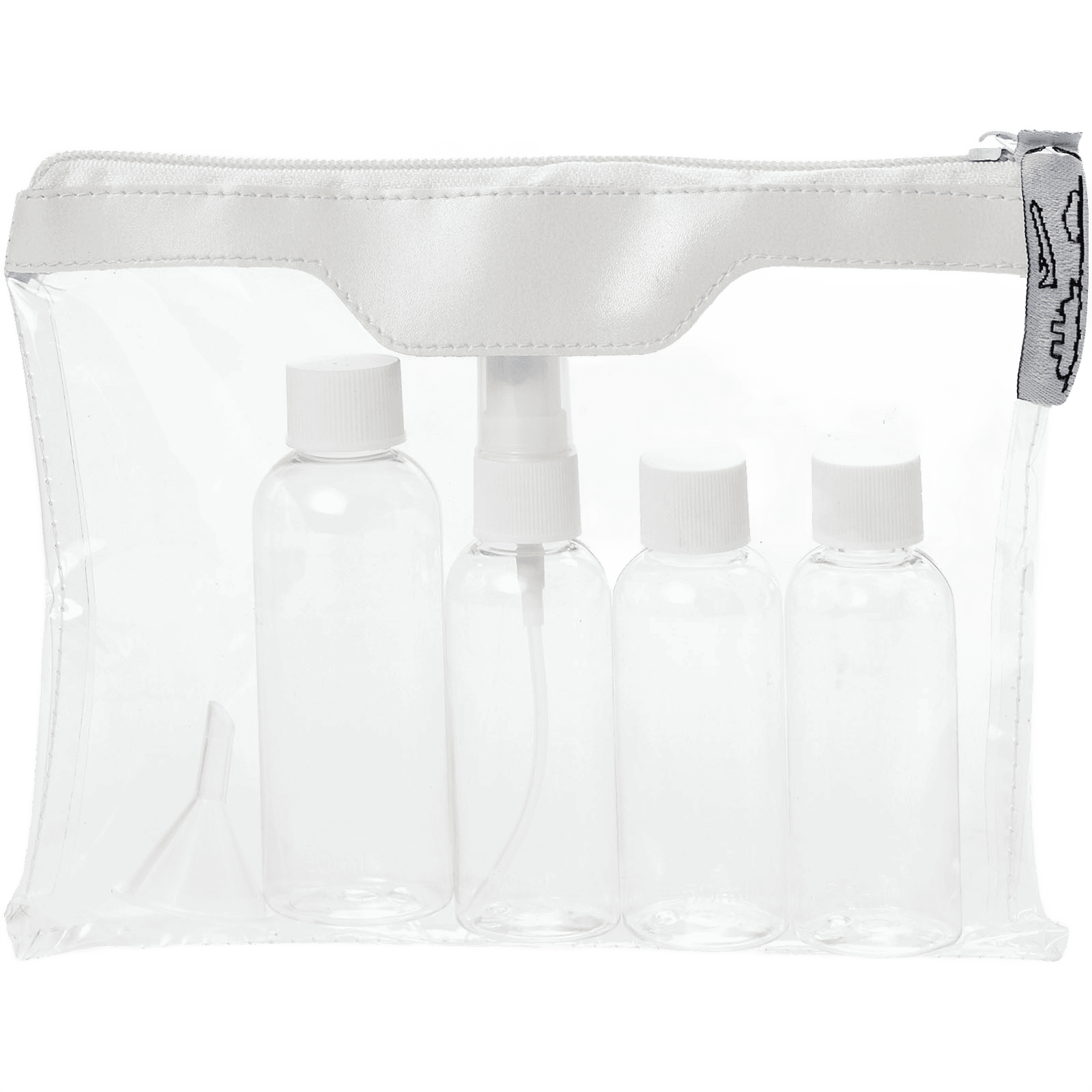 Traveler reseflaskset vit