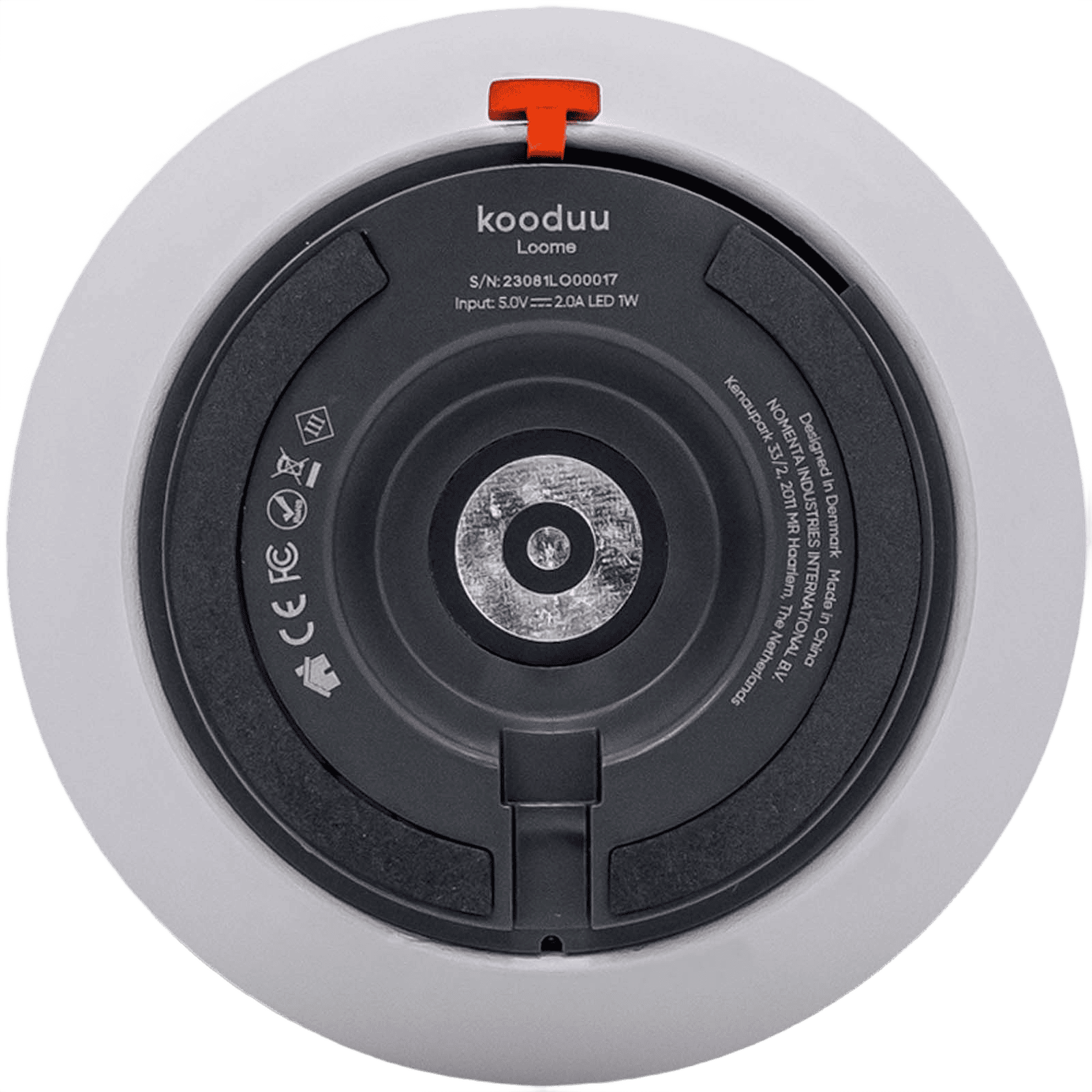 Kooduu Loome portable lamp vit