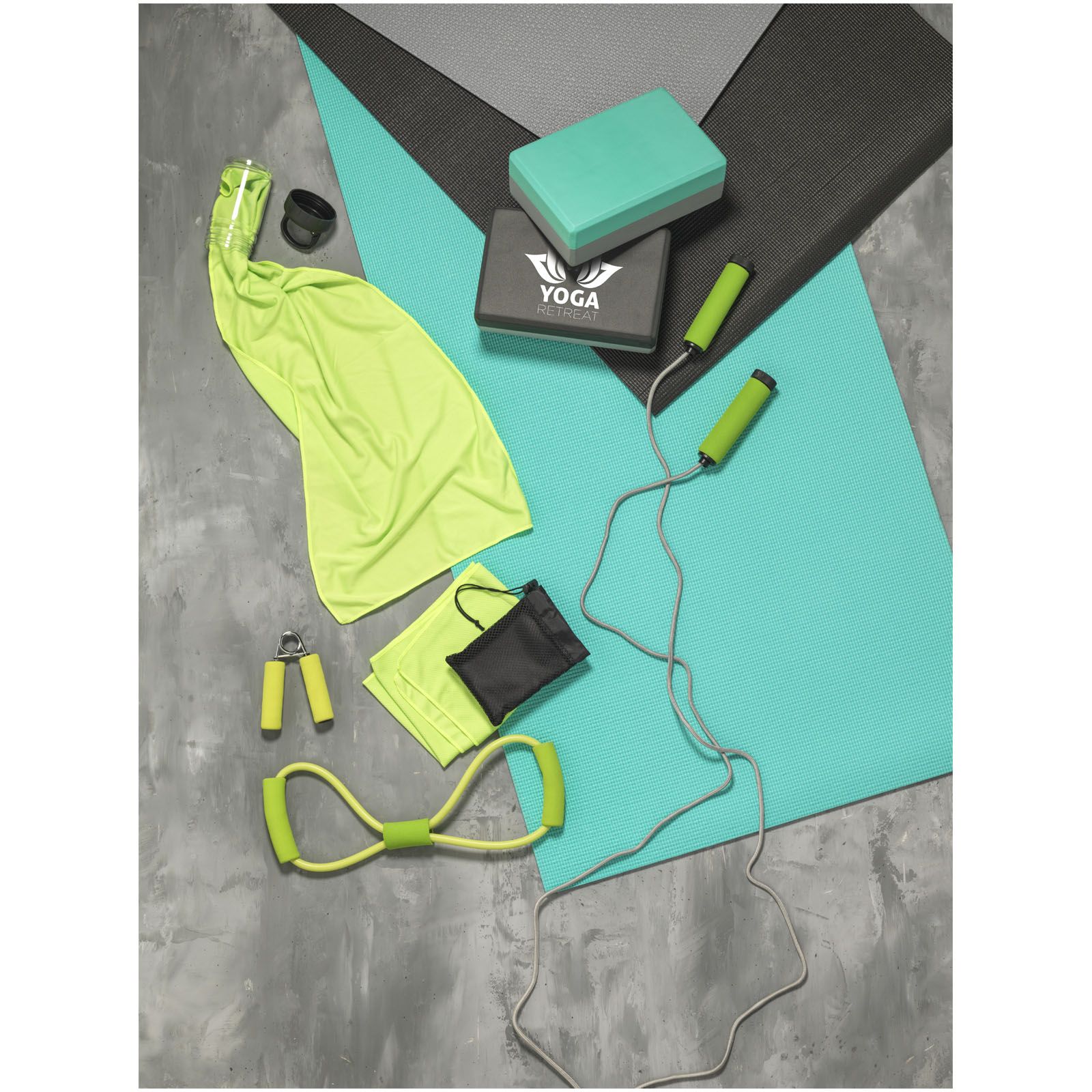 Yogamatta en färg