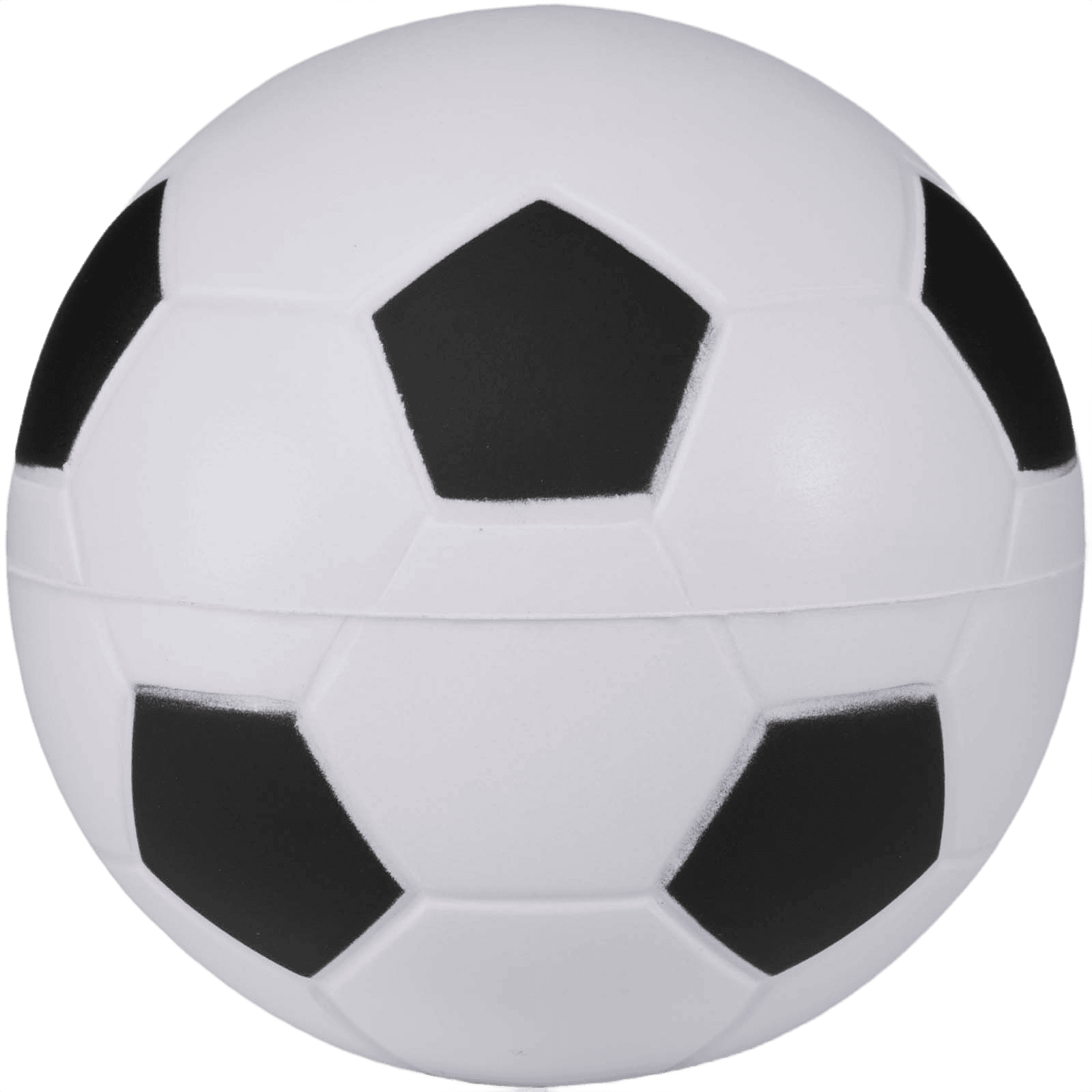 Fotbollsformad stressreliefer svart