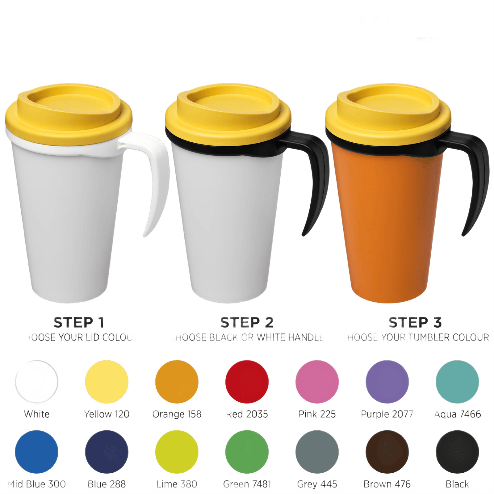 Americano Grande Thermobecher 350 ml weiß