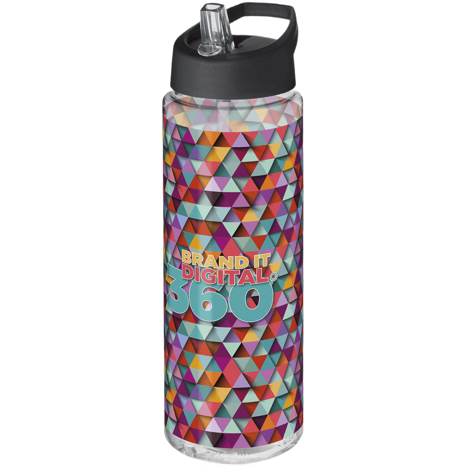 H2O Active® Treble 850 ml urheilu­pullo kansi­aukollisella kannella yksi väri