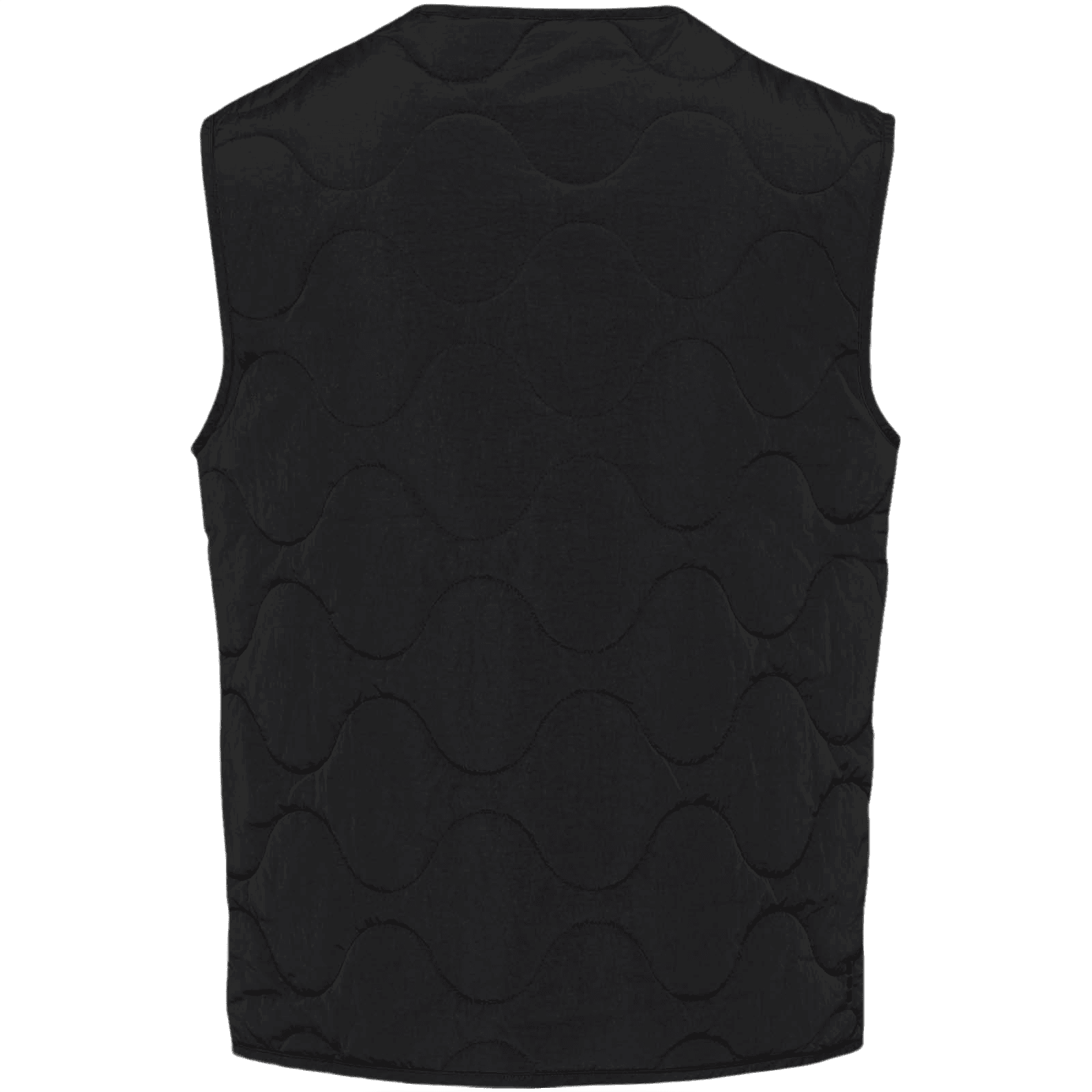 Quartz unisex quilted vest svart