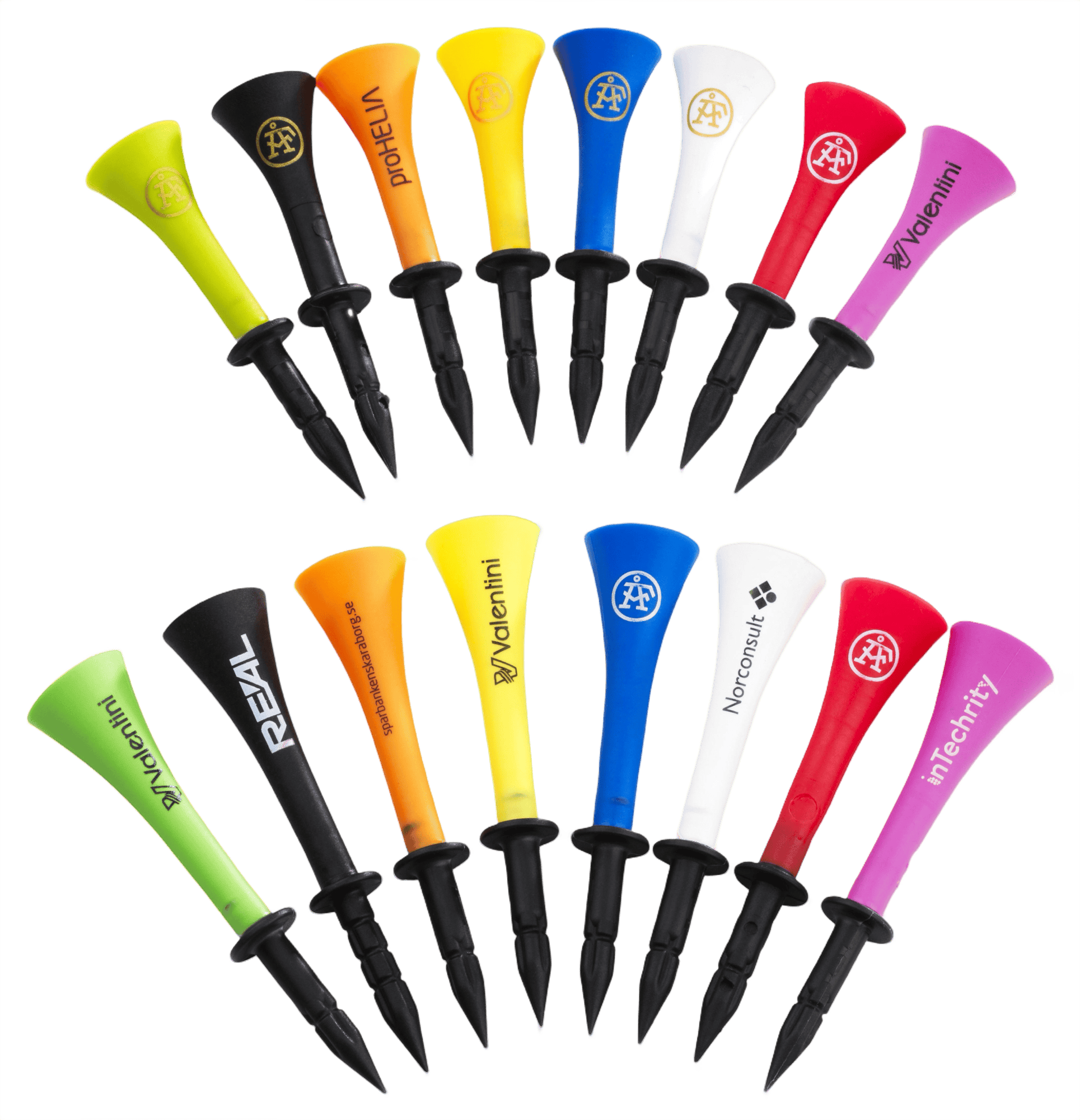 Wood Tee 70mm Vit Träpeg (1000 st)