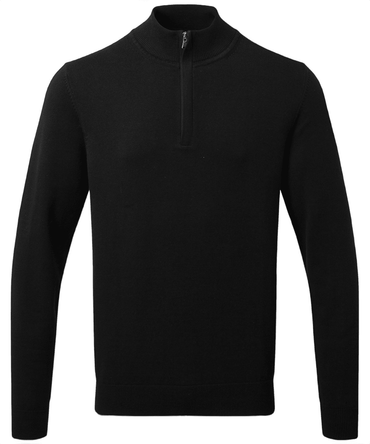 Cotton Blend ¼ Zip Sweater Men - ¼ ZipTröja Herr