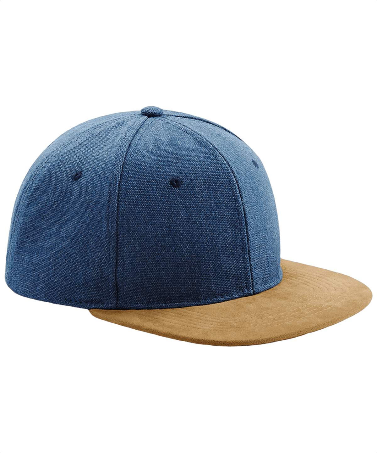 Suede Peak Snapback Keps