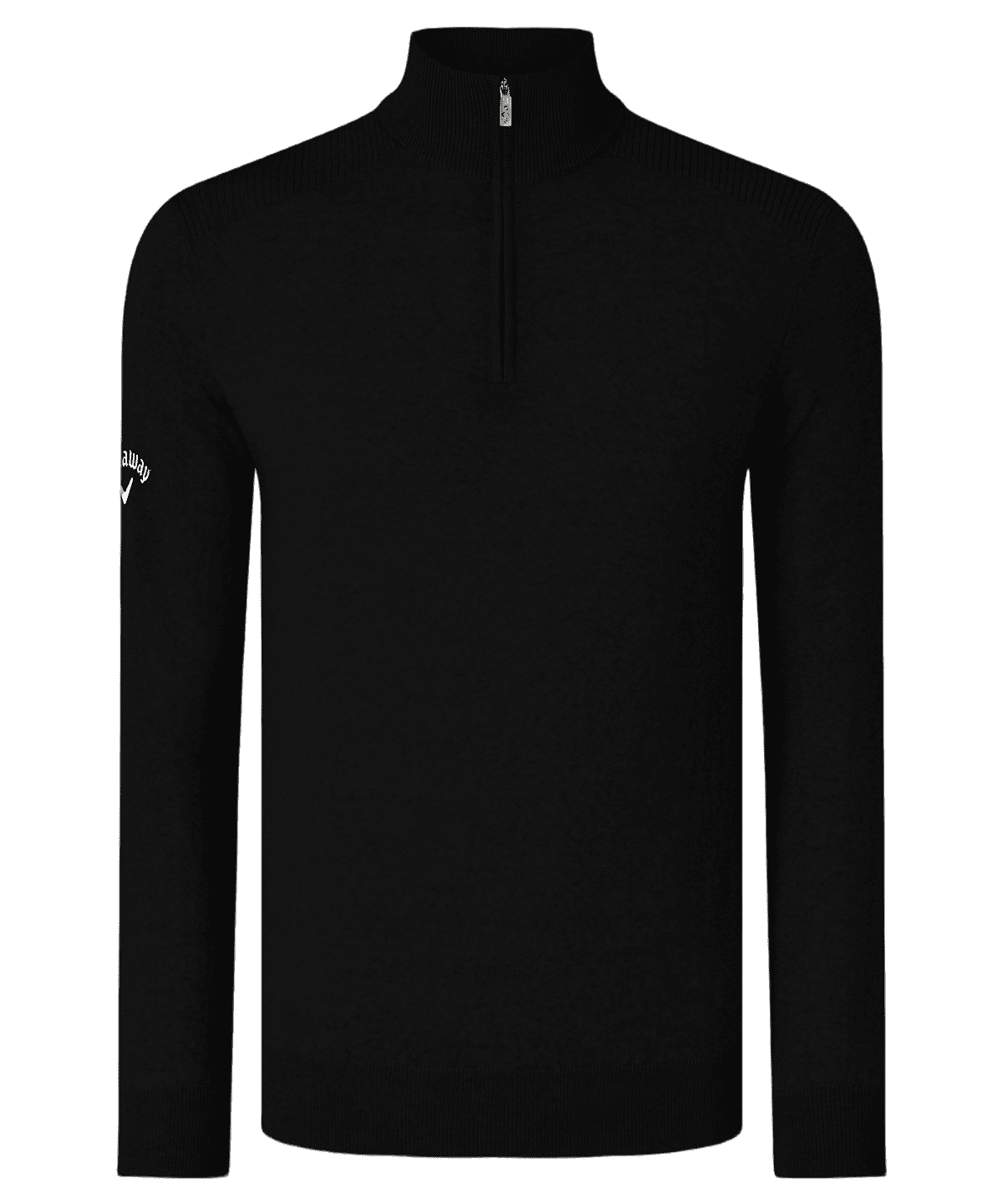 Ribbed Zip Merino Sweater - Merinotröja Callaway