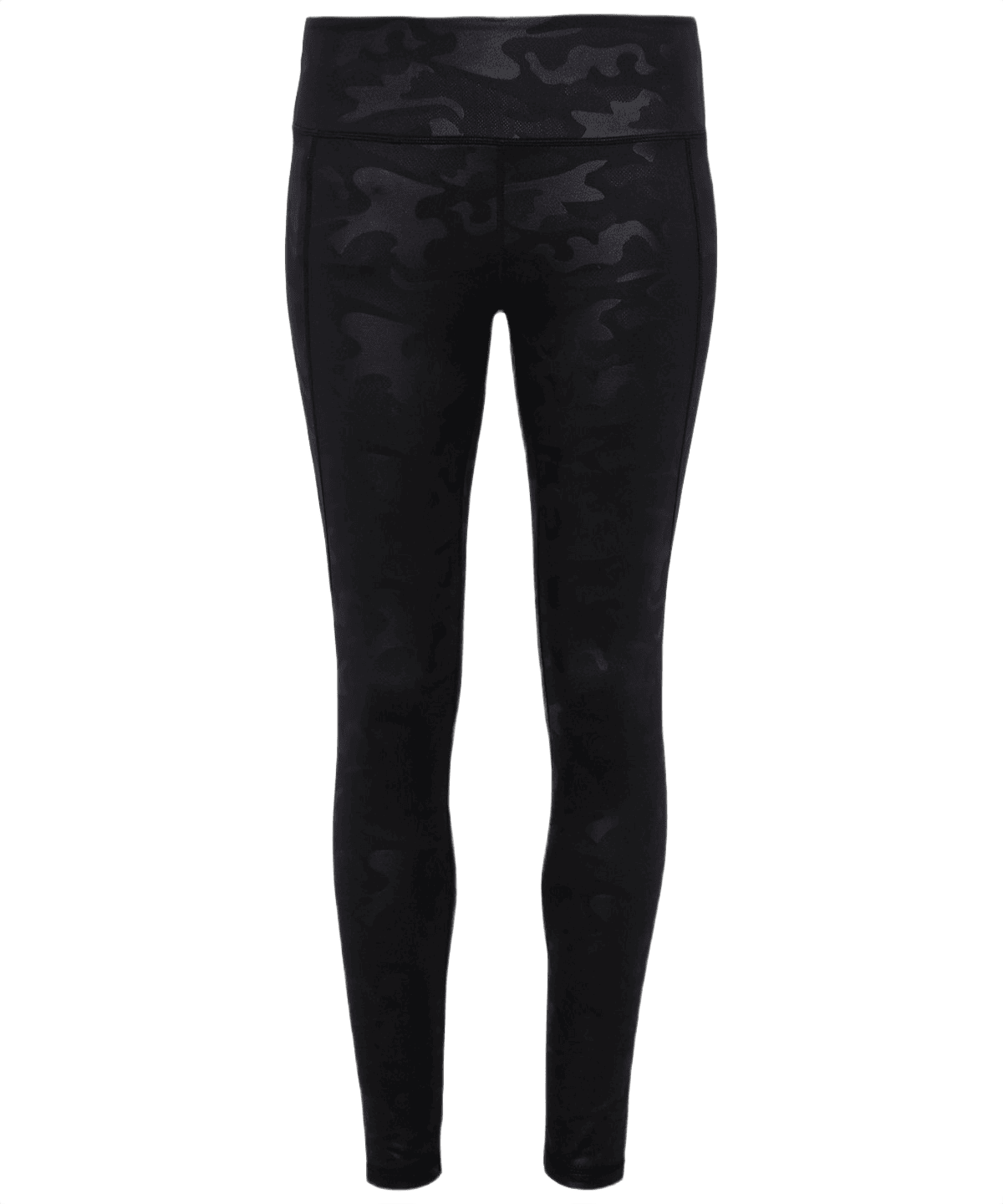 Women's TriDri performance camo leggings, full-length