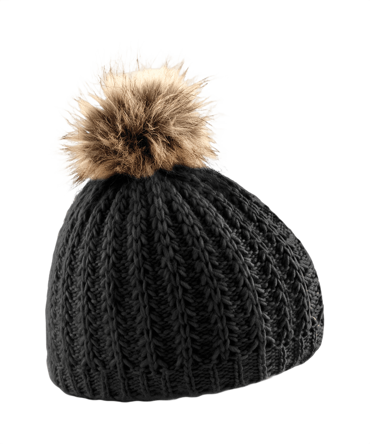 Päls Pom Pom Mössa