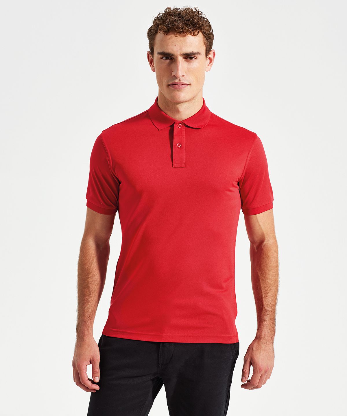 Cationic Recycled Polyester Polo
