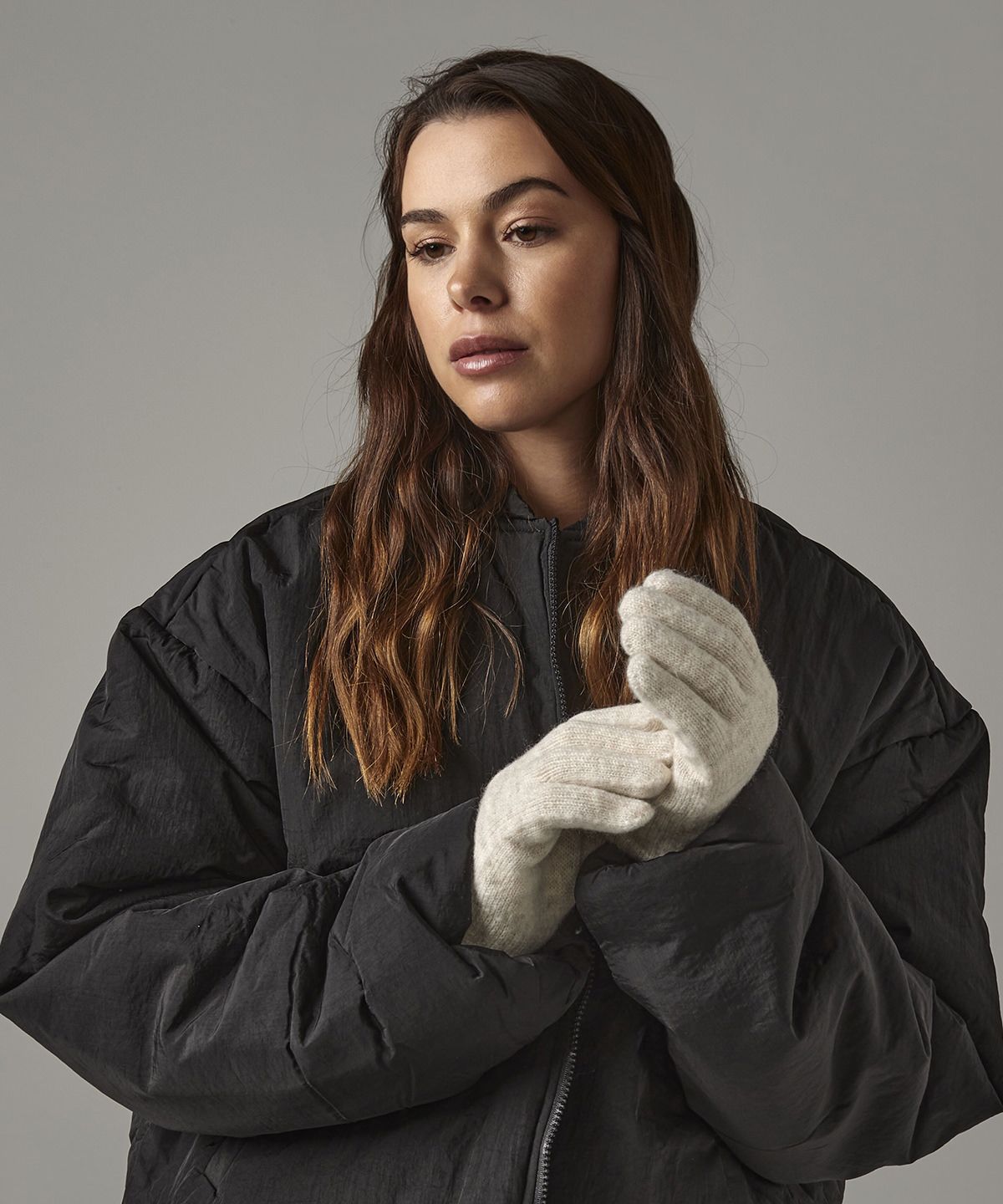 Cosy Ribbed-Cuff Gloves