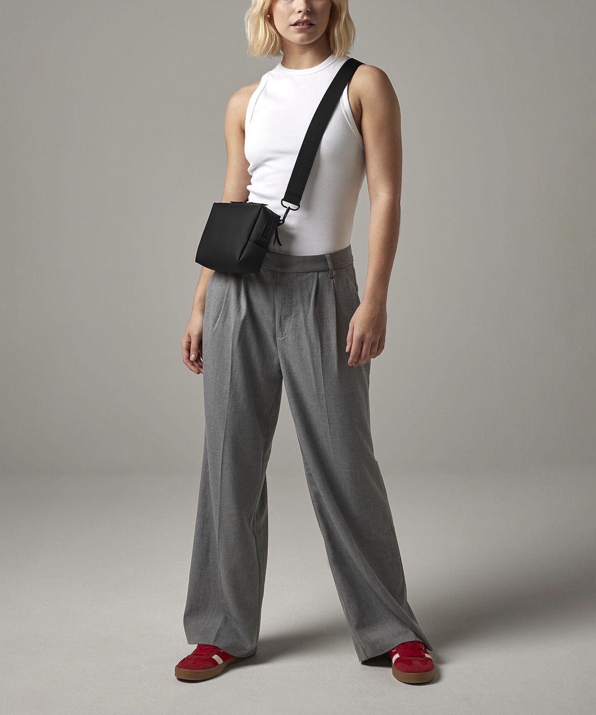 Matt PU Cross-Body Väska