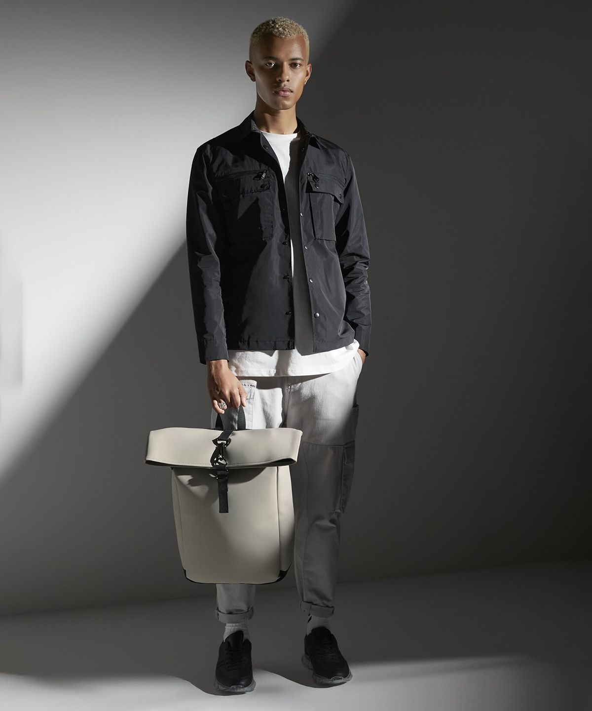 Matt Pu Rolltop Ryggsäck