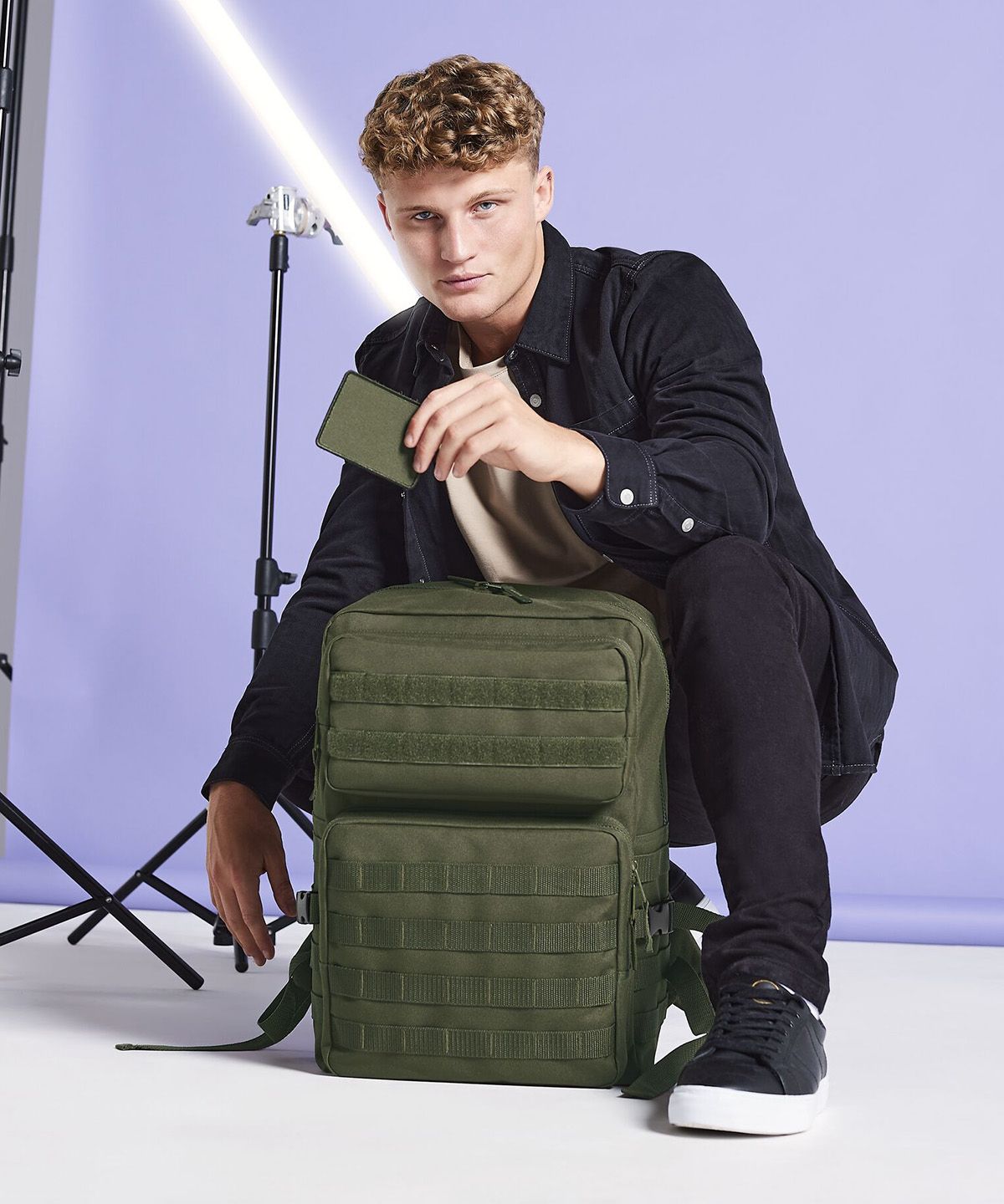 MOLLE Krok Och Ögla Märke