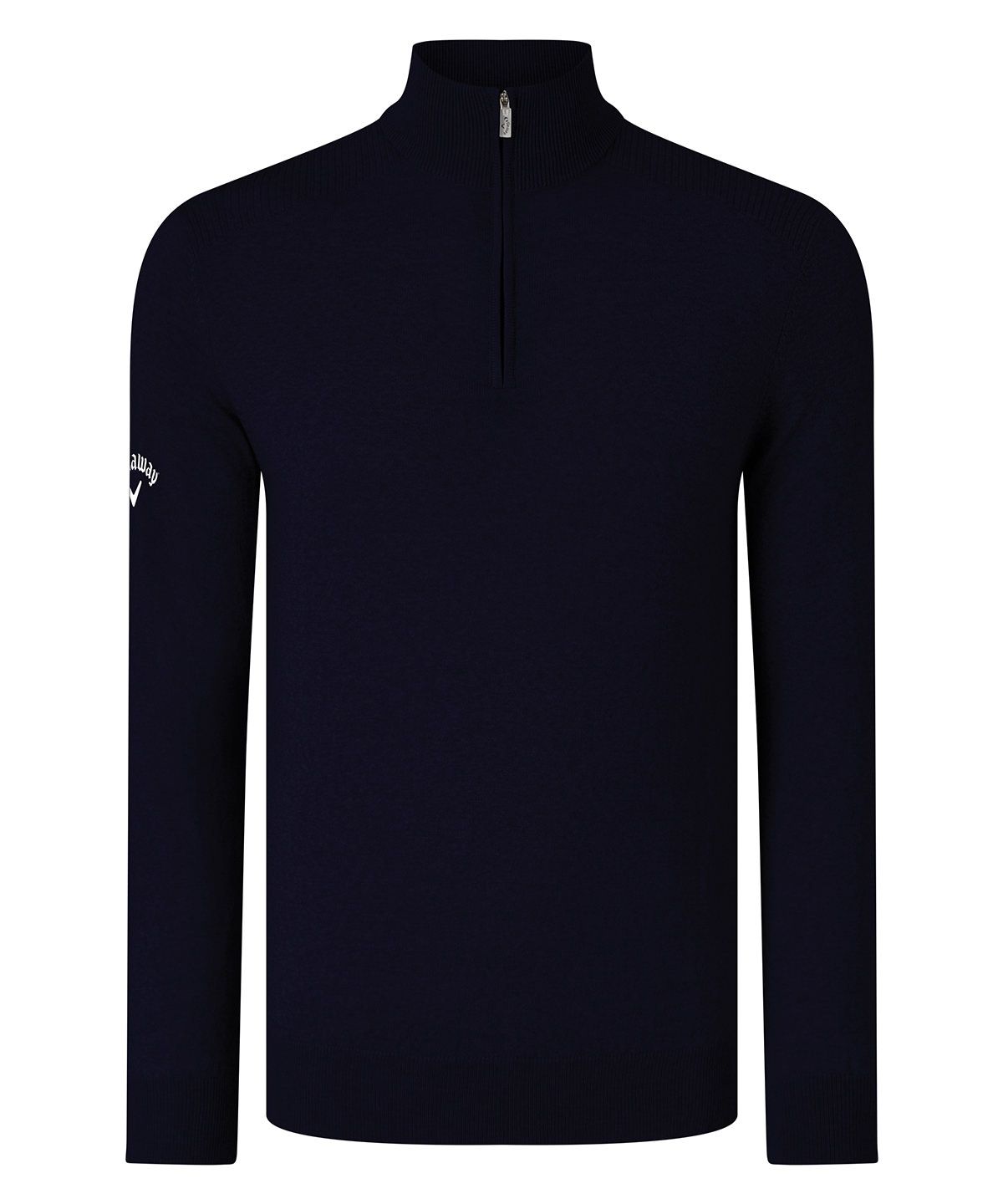 Ribbed Zip Merino Sweater - Merinotröja Callaway