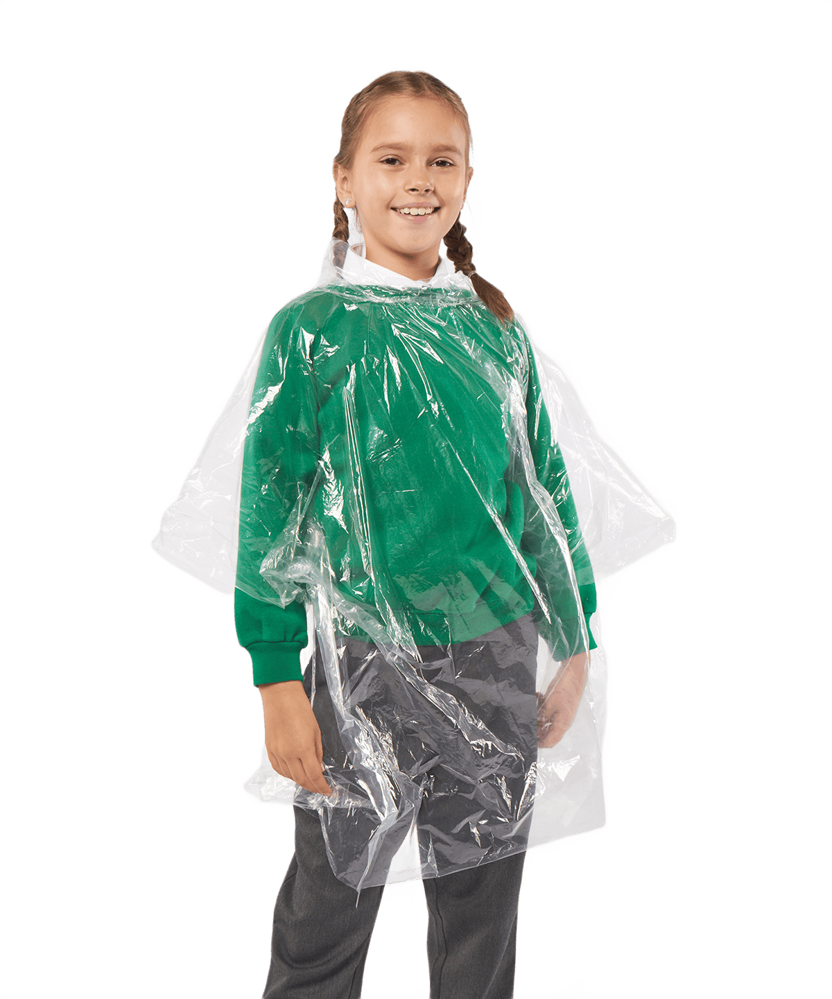 Barns nödhoody poncho