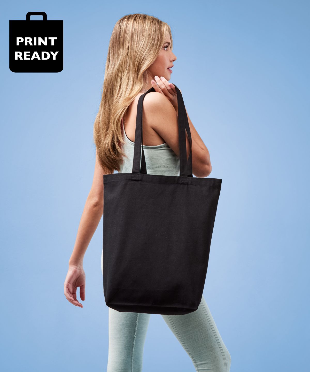 Premium Shopper with Flat Base