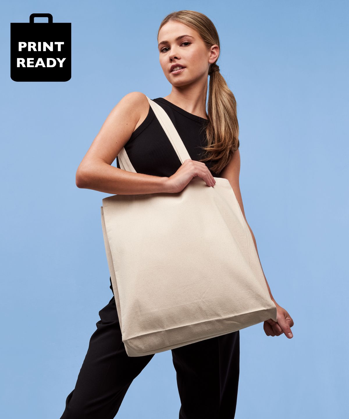 Premium Canvas Shopper