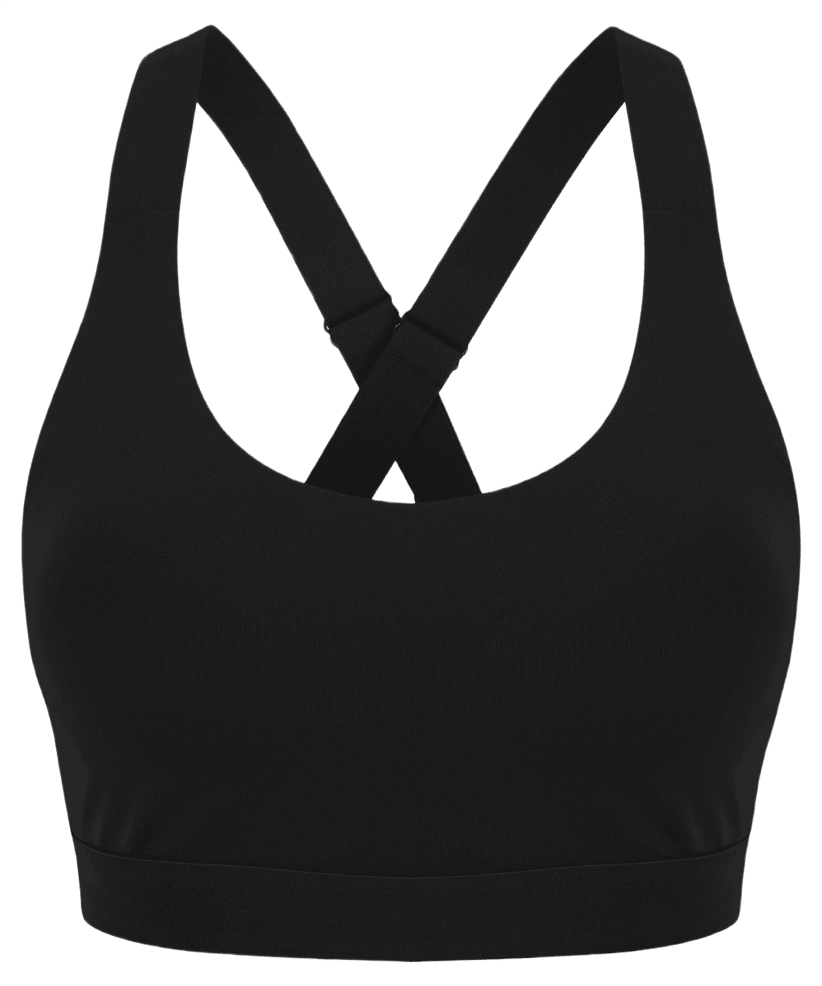 Medium impact core bra