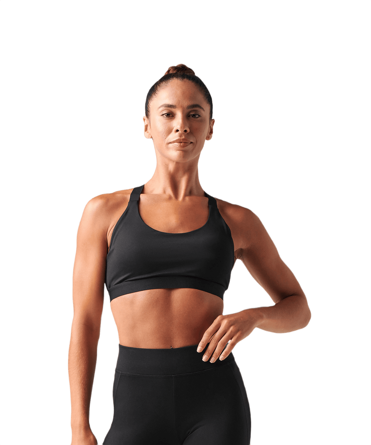 Medium impact core bra