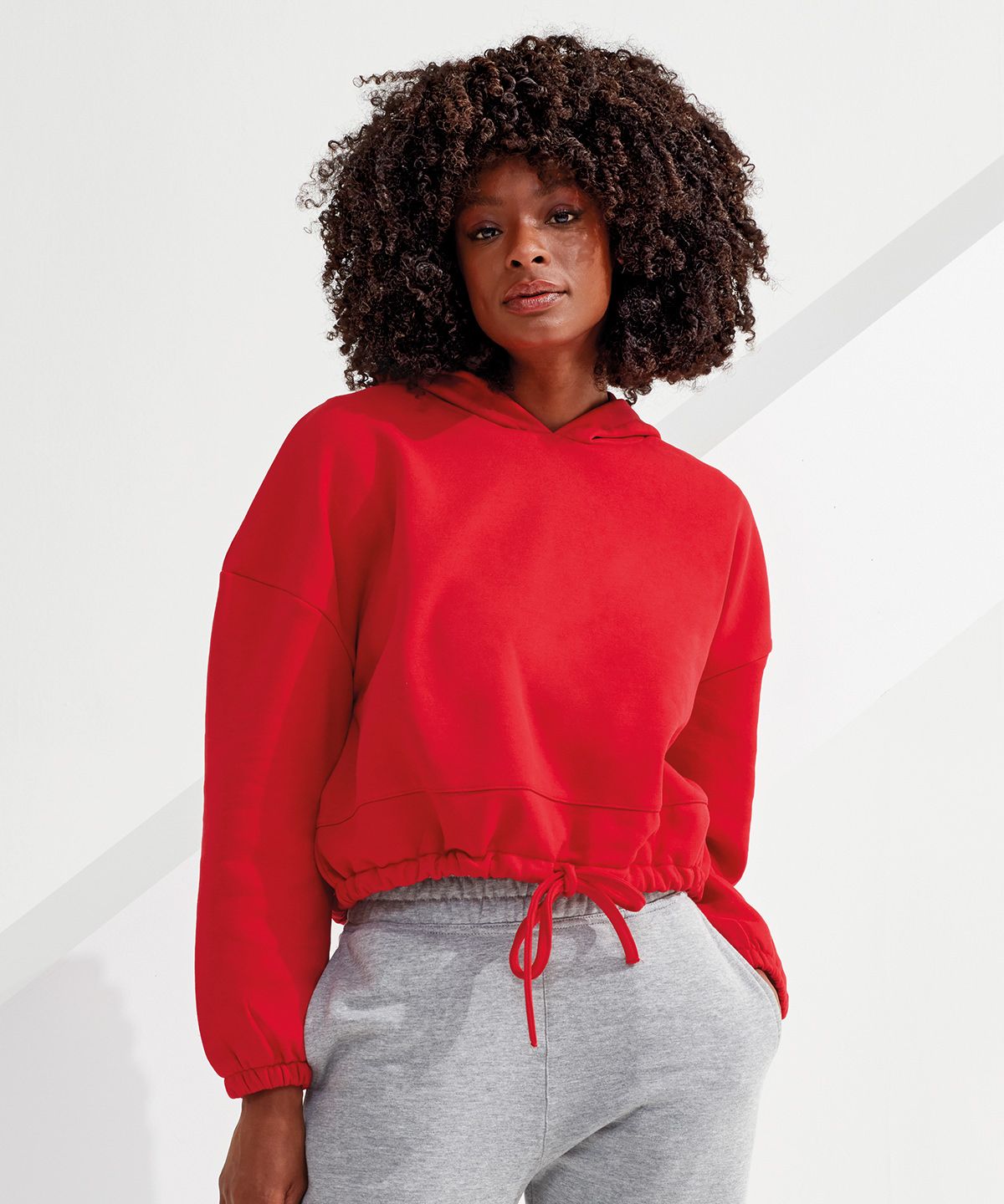 TriDri® Cropped Oversize Hoodie Dam